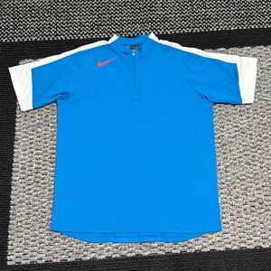 Nike Sphere Dry Quarter Zip Polo Sz M Roger Federer Agassi 2005 Australian Open